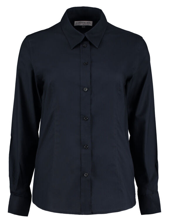 Tailored Fit Long Sleeve Workwear Oxford Shirt